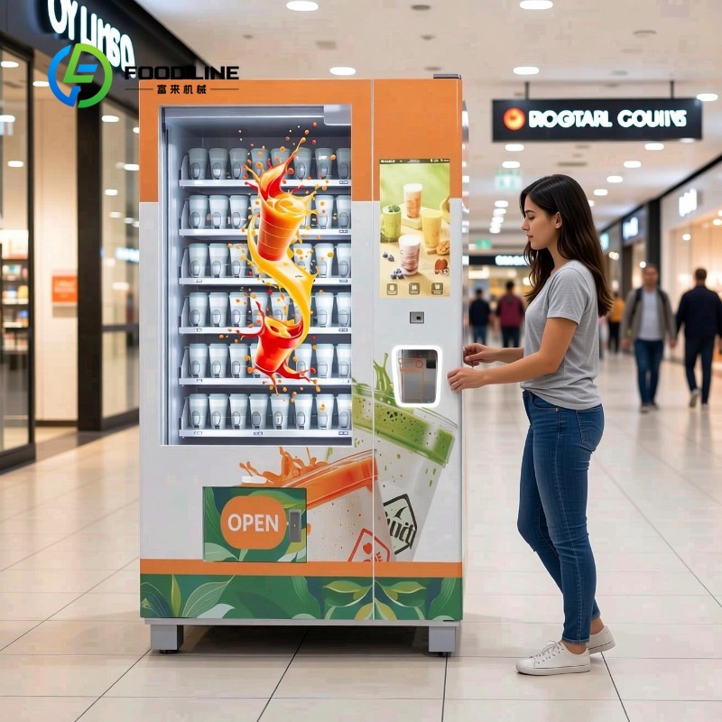Slushie Machine Vending - Kundenspezifischer automatischer Kaltgetränkeautomat für Smoothies, Slushies
