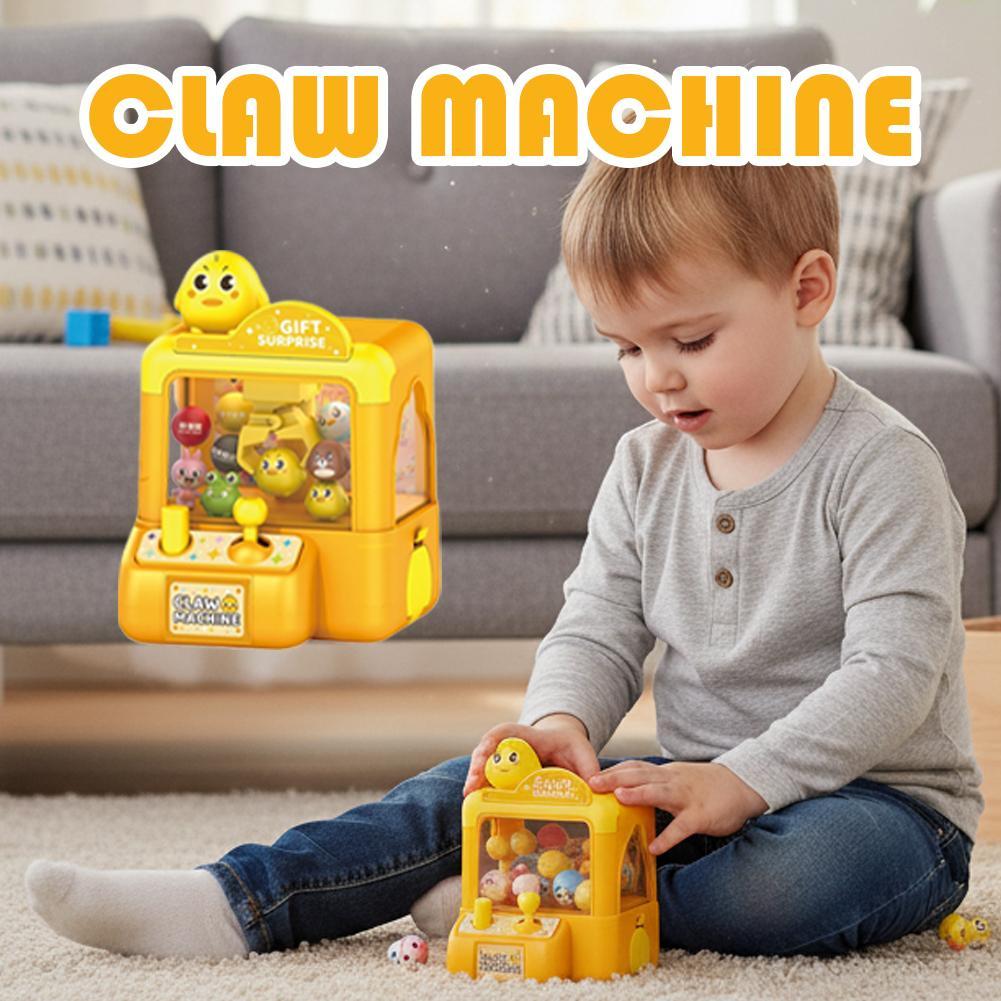Vending Arcade Games - Niedliche Arcade-Greifautomaten-Spielzeuge, elektronisches Arcade-Spiel, verstellbare Puppen-Greifmaschine,