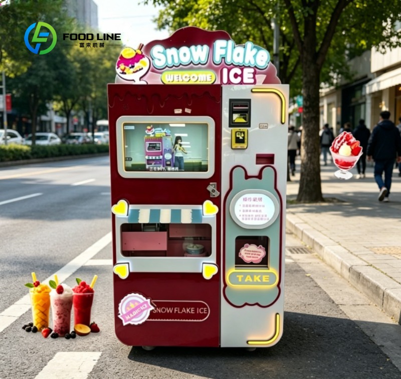 Slushie Machine Vending - Automatischer Slushie-Verkaufsautomat Kommerzieller Smoothie-Maker Hocheffizient für