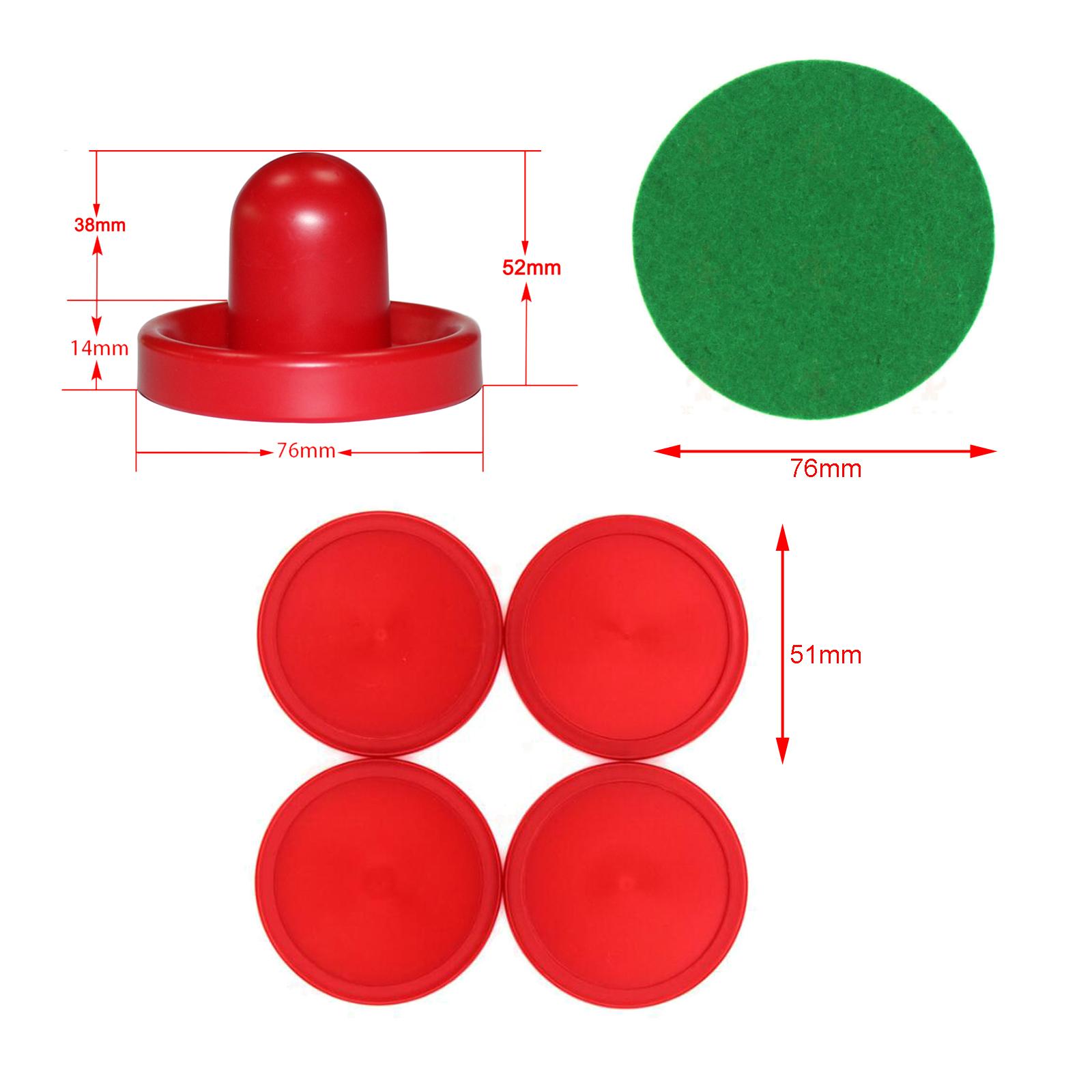 Air Hockey Table - Mini-Airhockey-Schieber, Plastikpuck, Tisch-Ersatzteile für klappbaren Airhockey-Tisch,