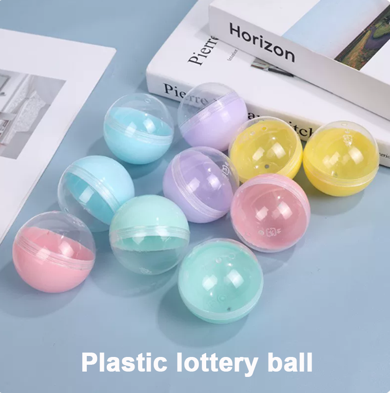 Open Vending Machine - Makronenfarbene Leere Kapselkugeln 28-55mm Öffnbare Plastikkugeln