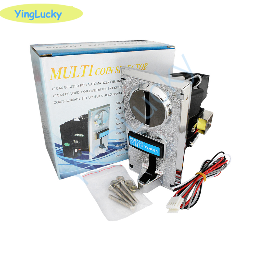 Vending Arcade Games - Kostenloser Versand 616 Multi-Münzprüfer Elektronischer Roll-Down-Münzprüfer