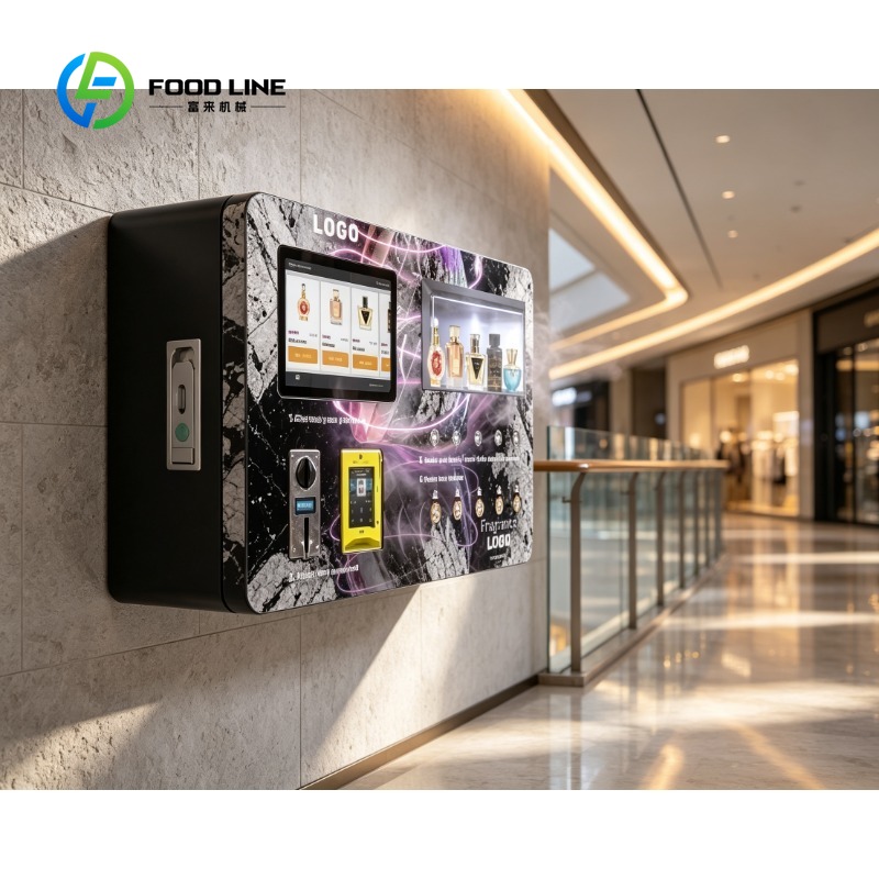 Open Vending Machine - Wandmontierter Parfüm-Verkaufsautomat Angepasst für 5x100ml Parfümflaschen