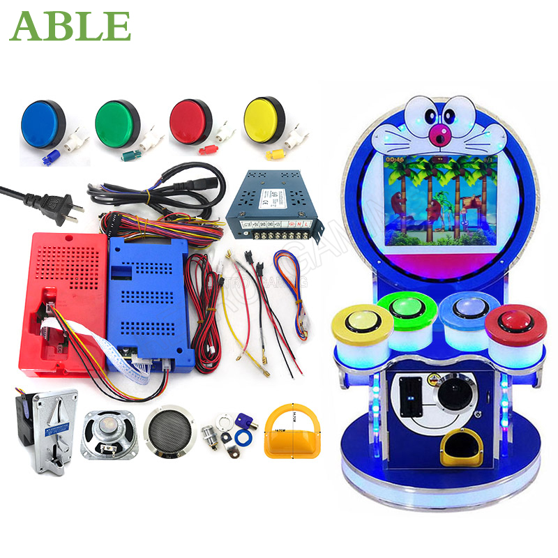 Coin Operated Kiddie Ride - Arcade Adventure Island Kinderrhythmus mit Knopfplatine