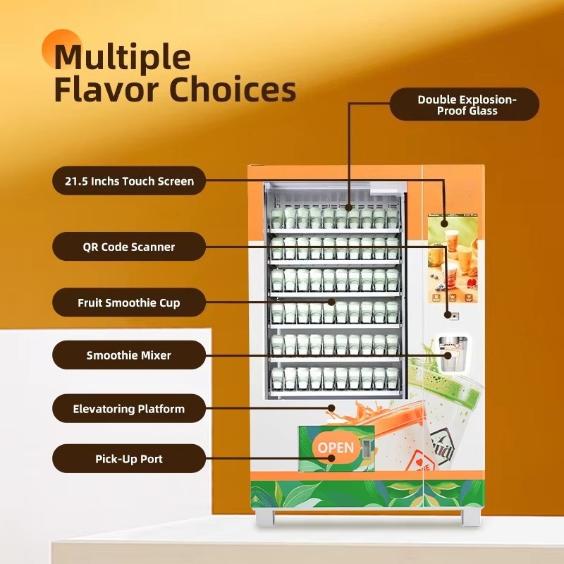 Kundenspezifischer automatisch – Slushie Machine Vending Bewertung und Preis