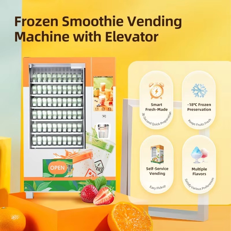 Kundenspezifischer automatisch – Slushie Machine Vending Bewertung und Preis