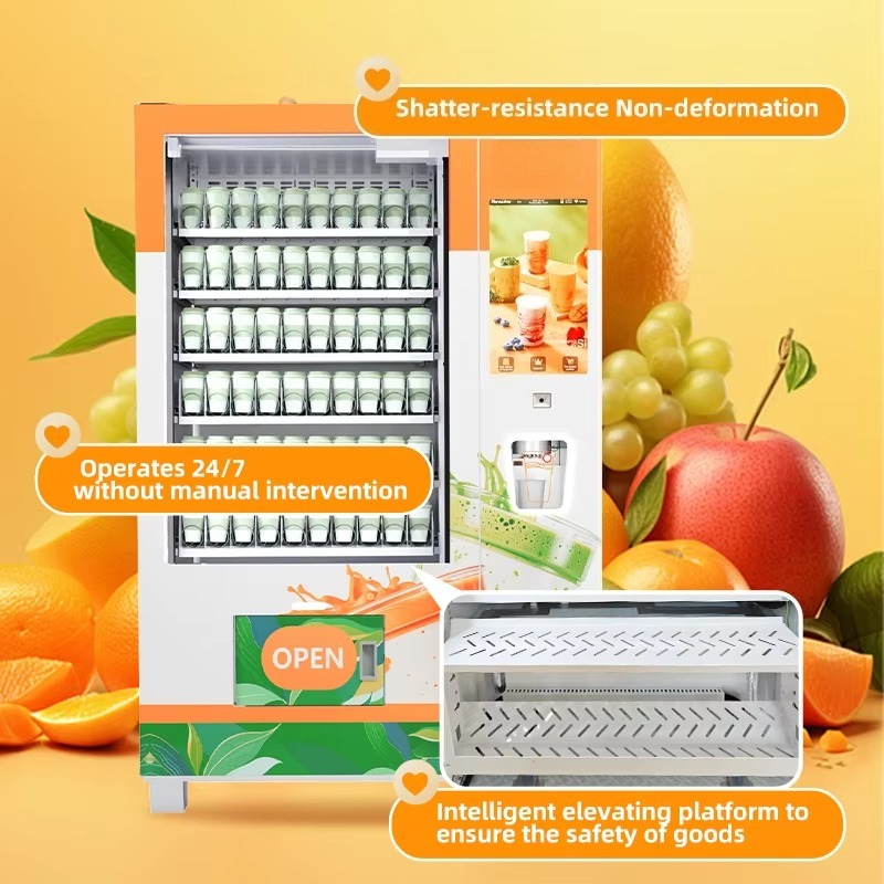 Kundenspezifischer automatisch – Slushie Machine Vending Bewertung und Preis