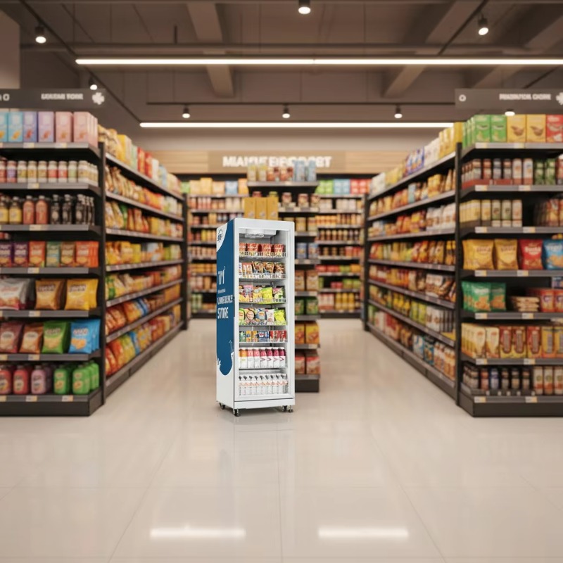 FOODLINE Maßgeschneiderter KI- – Open Vending Machine Bewertung und Preis