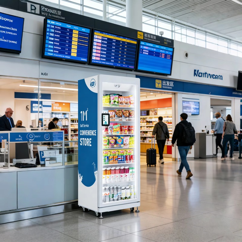 KI-gesteuertes Kombi-Verkaufsa – Open Vending Machine Bewertung und Preis