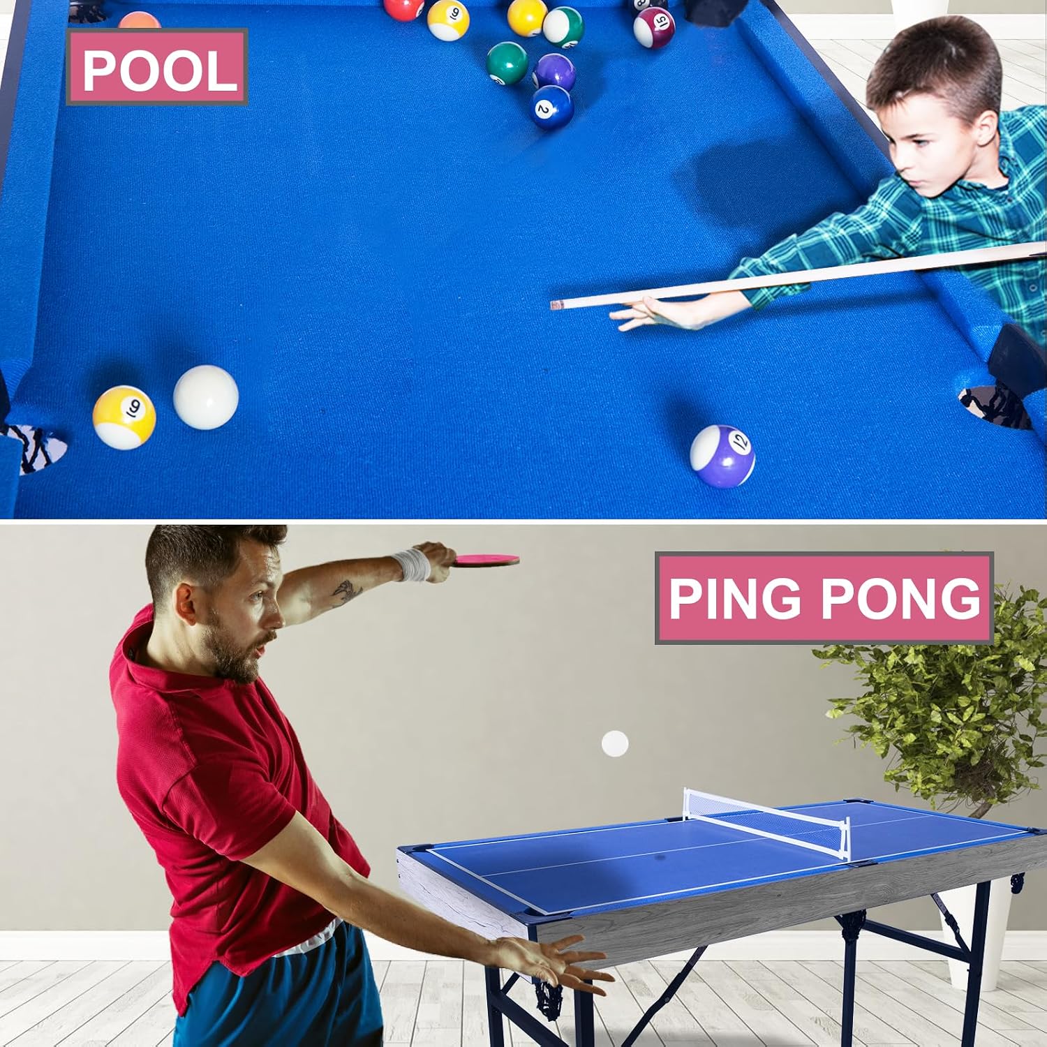 5-in-1 Multifunktions-Spieltis – Air Hockey Table Bewertung und Preis