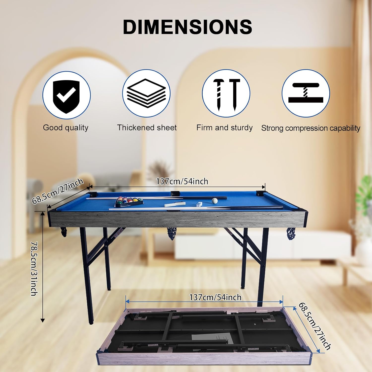 5-in-1 Multifunktions-Spieltis – Air Hockey Table Bewertung und Preis